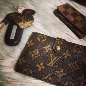 AUTH Louis Vuitton Kisslock Wallet SD0947